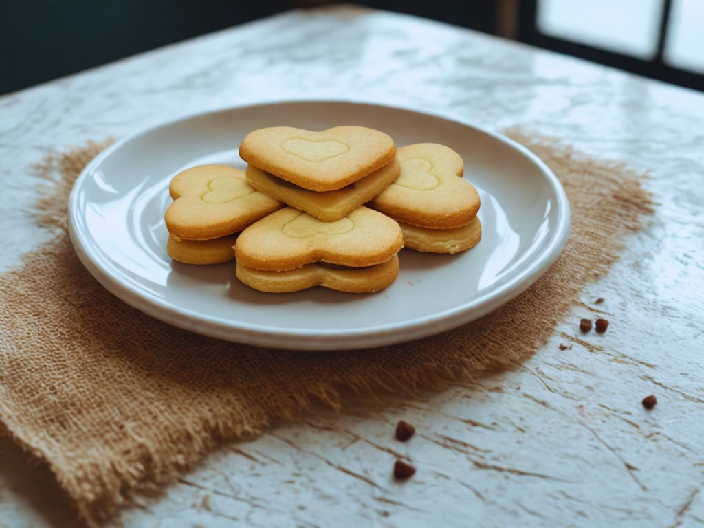 Serce z czekoladą i chrupkami